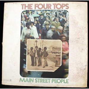 Vtg 1973 The Four Tops Record LP Main Street People Album Soul Rhythm Blues Pop